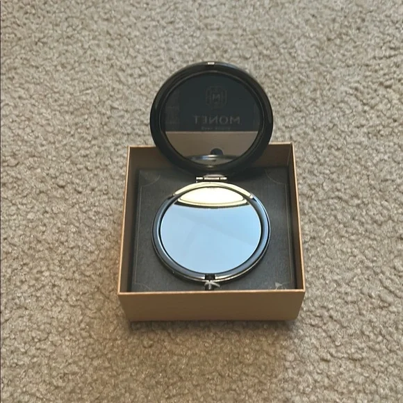 Monet Black Cat Mirror Compact - Picture 4 of 5